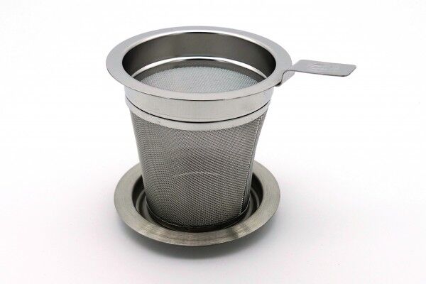 Dauerfilter "L" mit Abtropfschale Ø ca. 7 cm Edelstahl