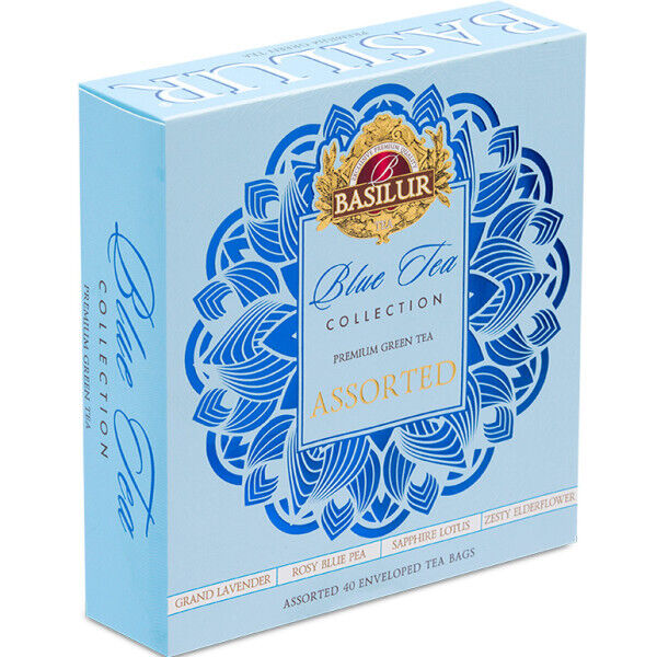 BASILUR Geschenkbox Premium Ceylon Green "Blue Tea Assorted"