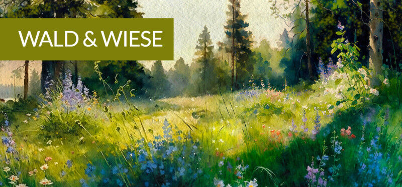 Leckere Kräuter, Nadeln und Blüten aus den Wäldern und von den saftigsten Blumenwiesen