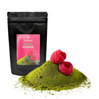 Matcha Flavor mit Himbeer-Geschmack | Pur oder als Matcha Latte Himbeere