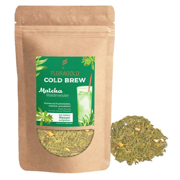 Cold Brew Matcha Waldmeister | Eistee Matcha-Waldmeister für den Kaltaufguss
