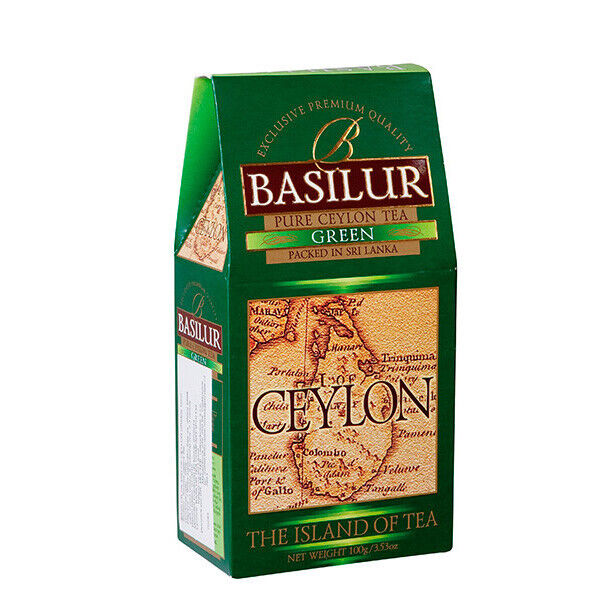 BASILUR Island of Tea Ceylon Green Papierverpackung 100g