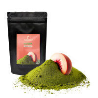 Matcha Flavor mit Pfirsich-Geschmack | Pur oder als Matcha Latte Pfirsich