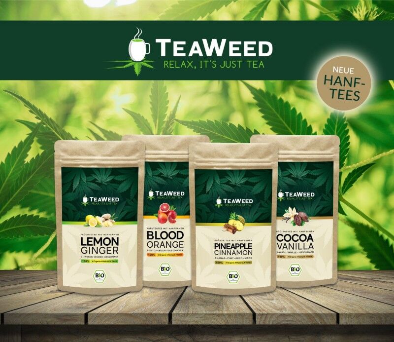 TeaWeed - Leckere Hanftees in BIO-Qualität