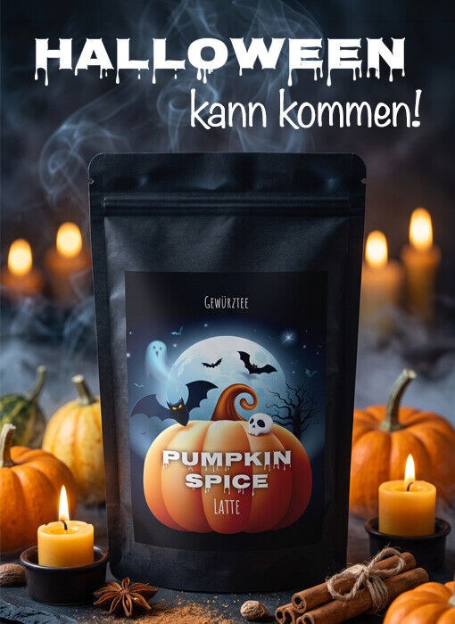 Gewürztee Pumpkin Spice Latte als Halloween Tee
