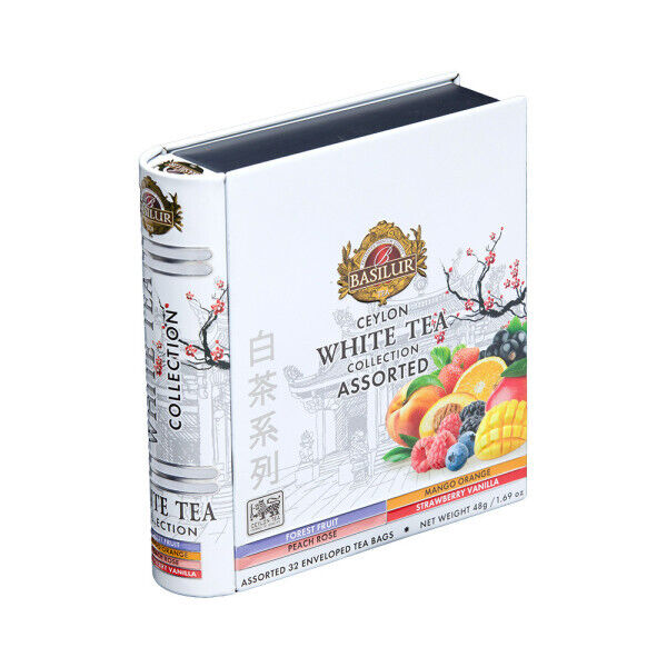 BASILUR Teebuch Weißer Tee "White Tea Book Assorted"