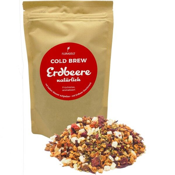 Cold Brew Erdbeere Eistee
