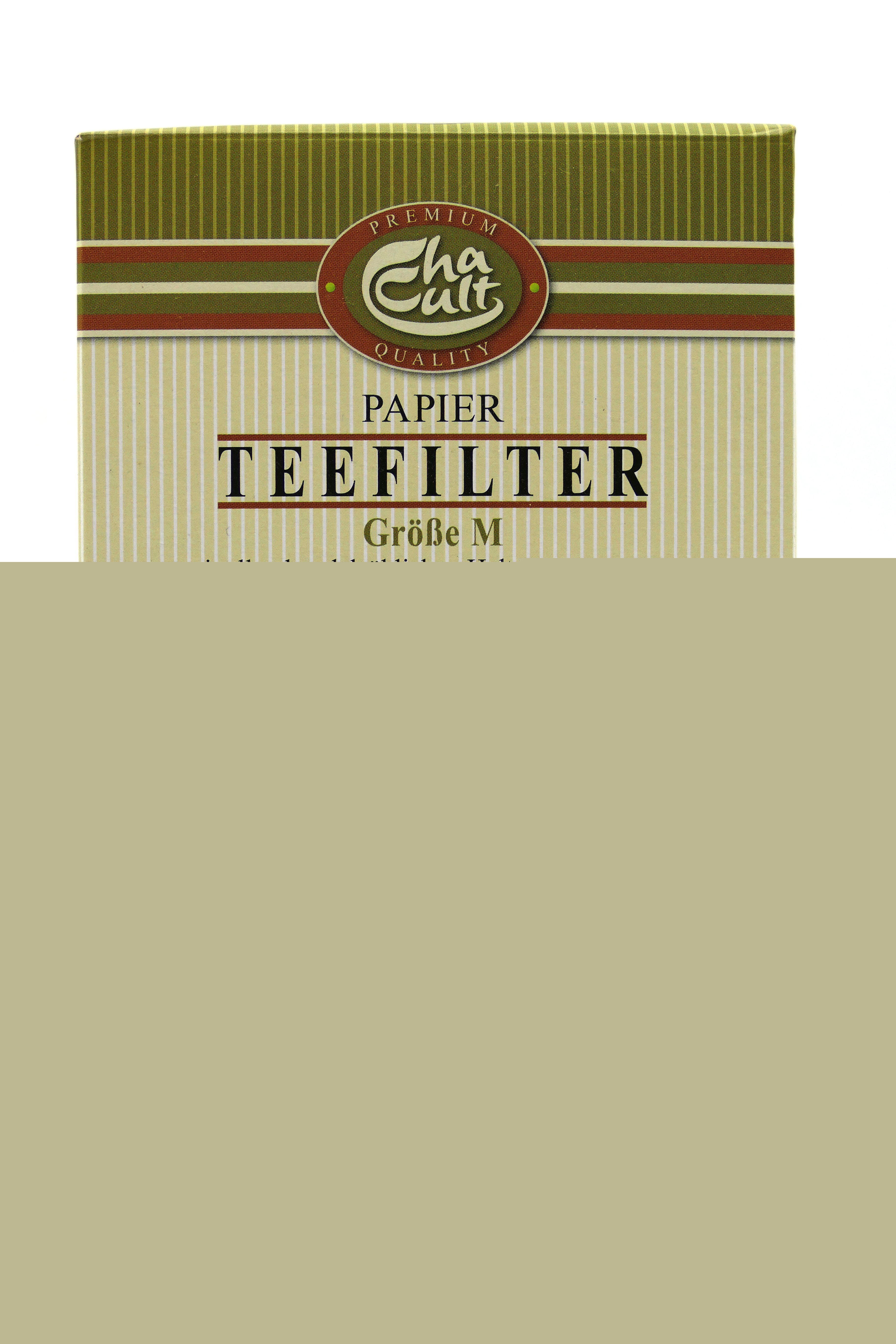 TEELIKAT Teefilter Papier - 100 Stück Chlorfrei Gebleicht Für Losen Tee